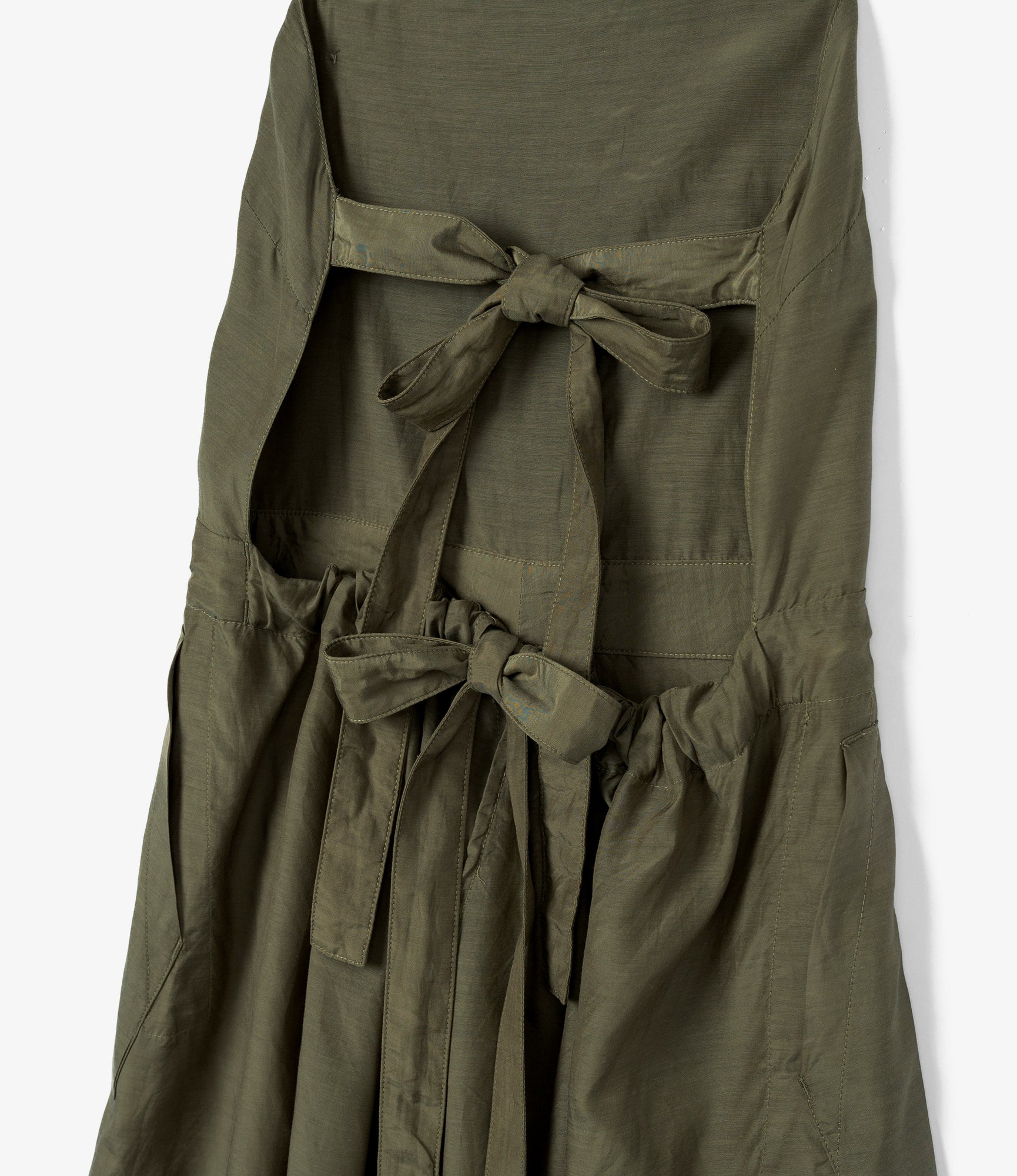 Women's Craft Dress - Olive Sheer Cupro