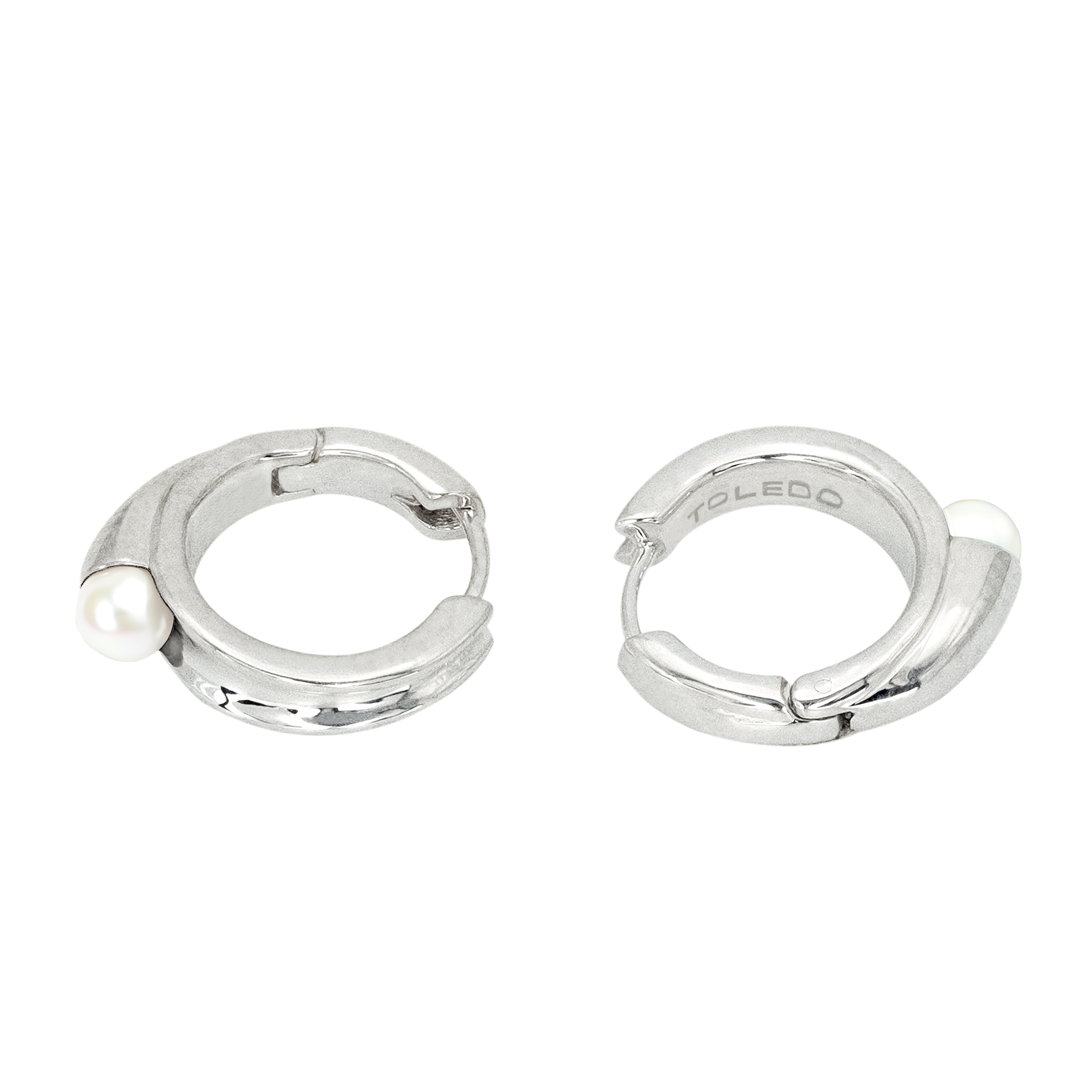 Comet Earrings in sterling silver, handcrafted earrings by TOLEDO Los Angeles
