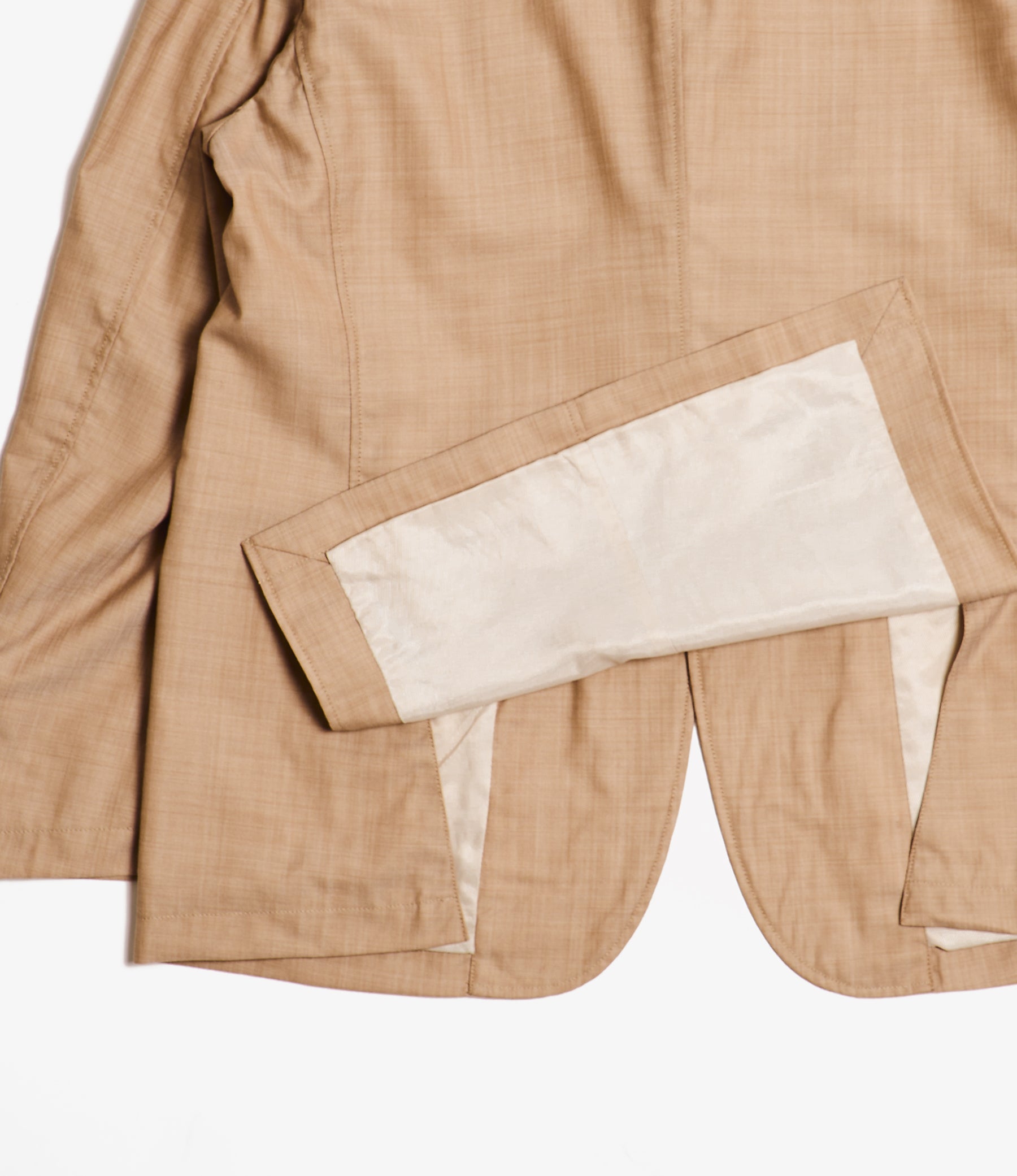 Andover Jacket for NNY + Blue in Green - Khaki Tropical Wool