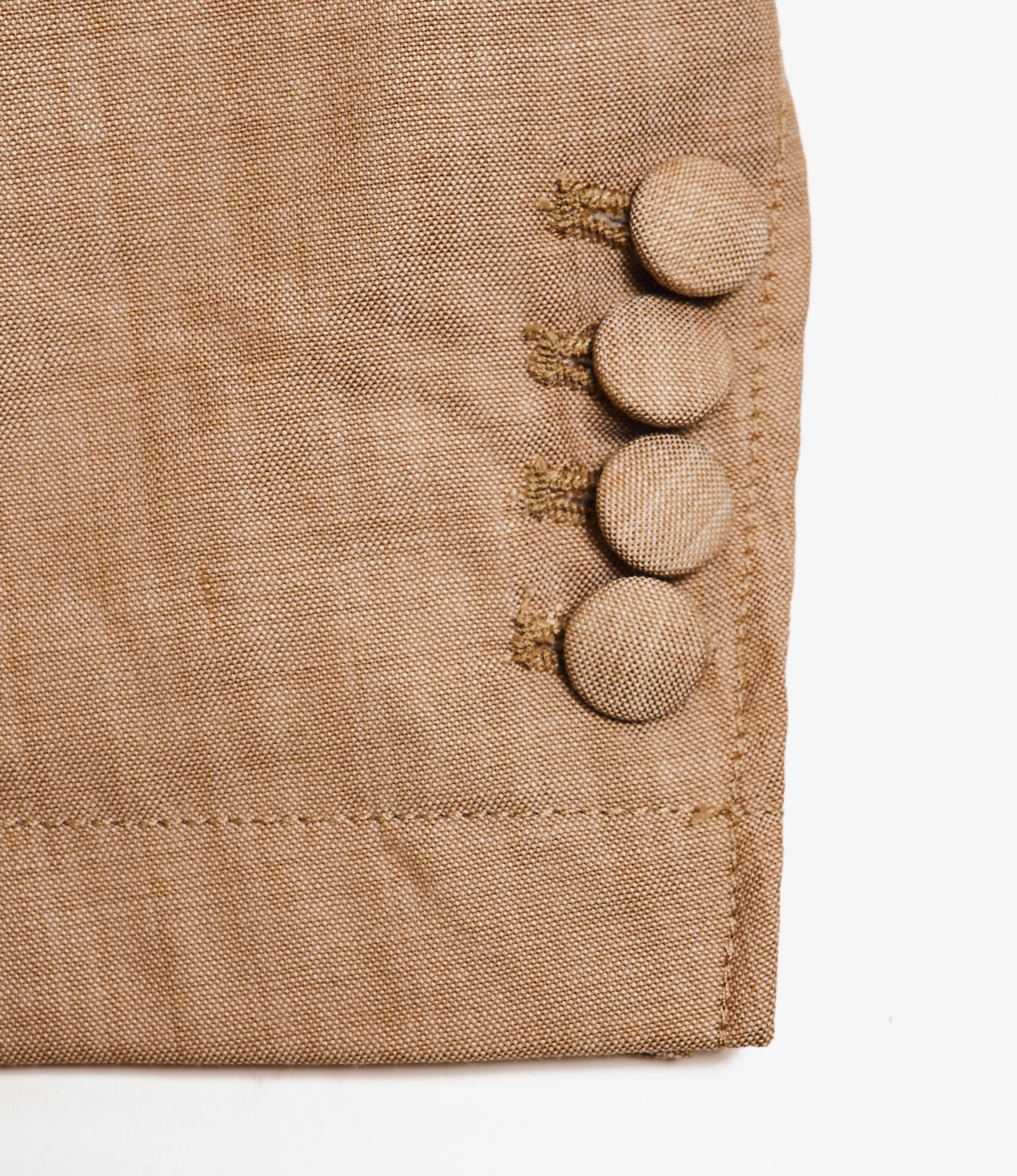 Andover Jacket for NNY + Blue in Green - Khaki Tropical Wool