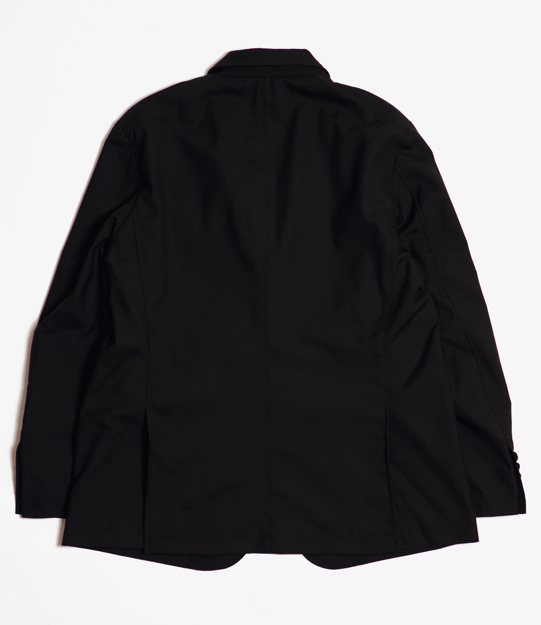 Andover Jacket for NNY + Blue in Green - Black Tropical Wool