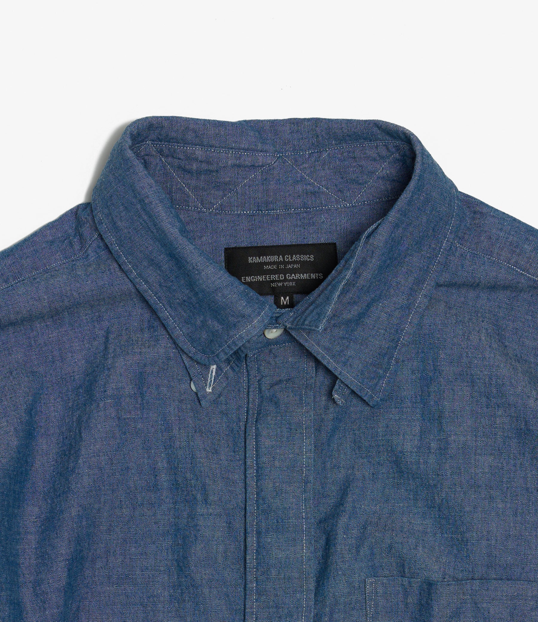 Engineered Garments x Kamakura Classics - Four Collar Shirt - Chambray