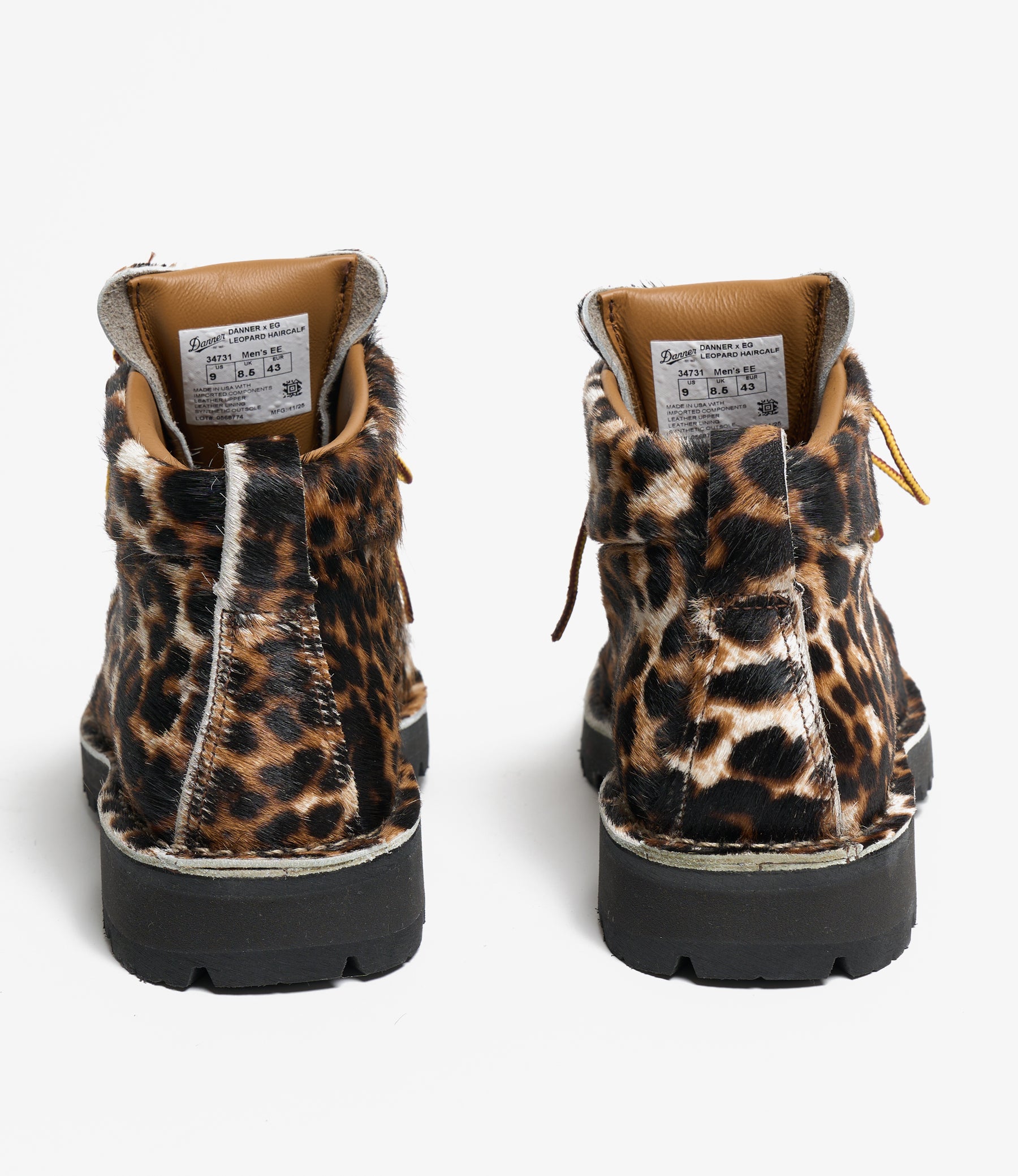 Engineered Garments x Danner - Mountain Light - Leopard Haircalf