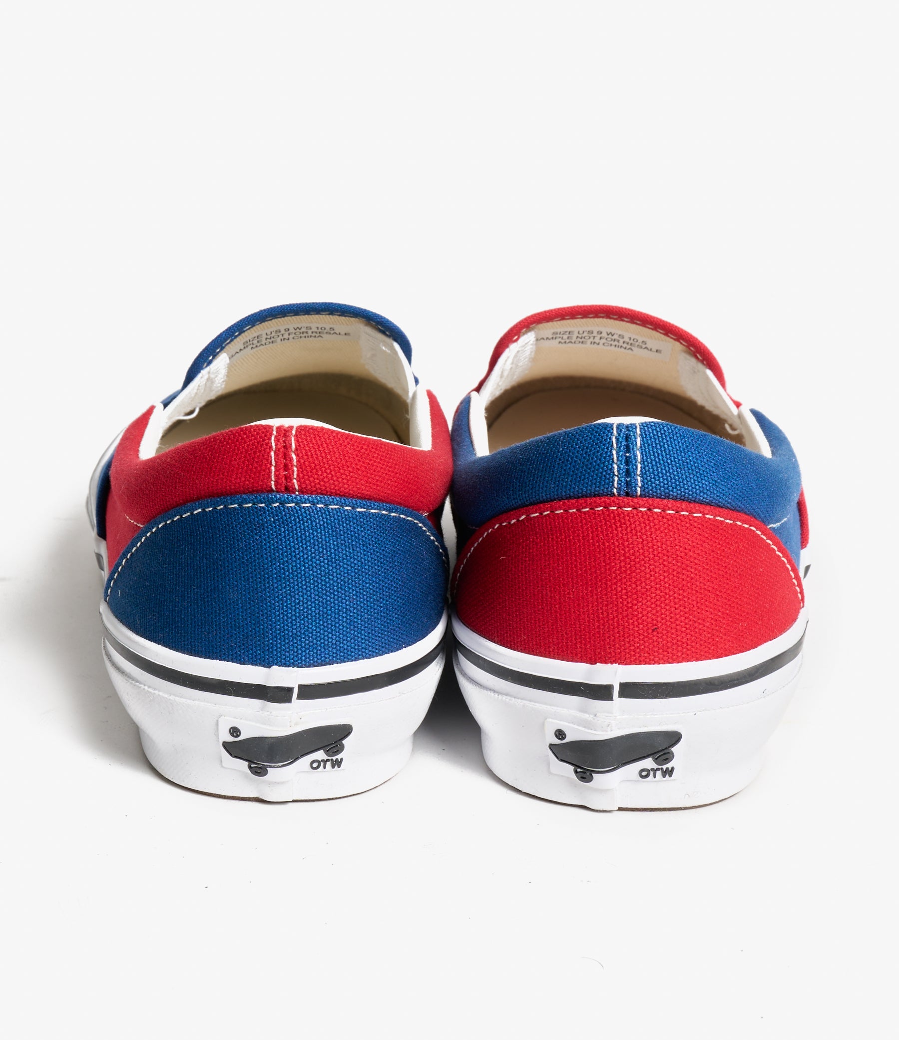 Engineered Garments x Vans - OTW Classic Slip-On 98 - Navy/Red Canvas
