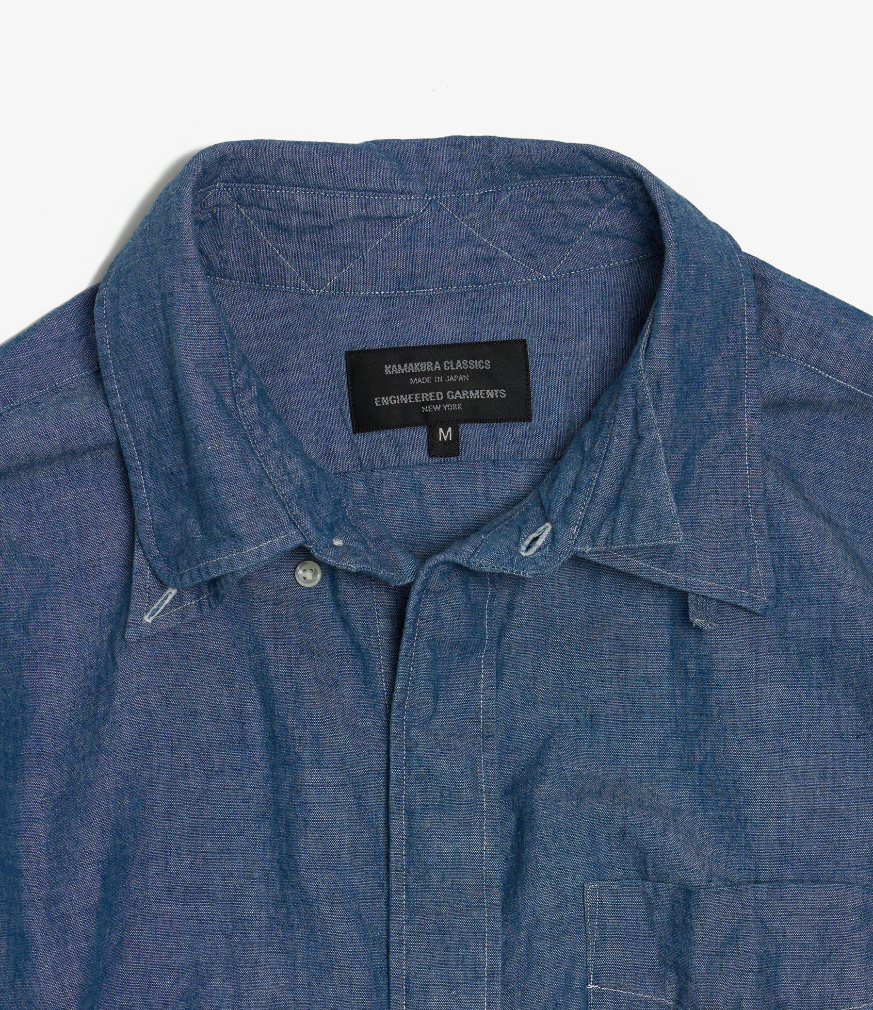Engineered Garments x Kamakura Classics - Four Collar Shirt - Chambray