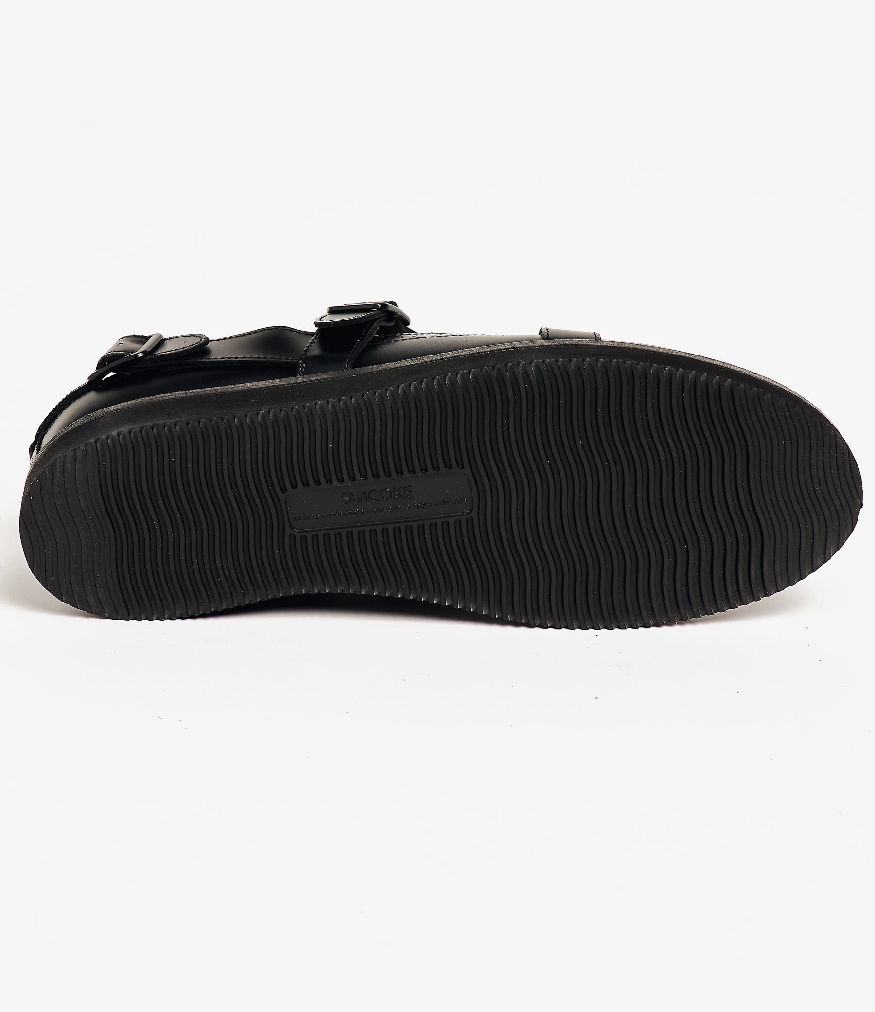 EG x Suicoke - Strap Wingtip Shoes - Black / White