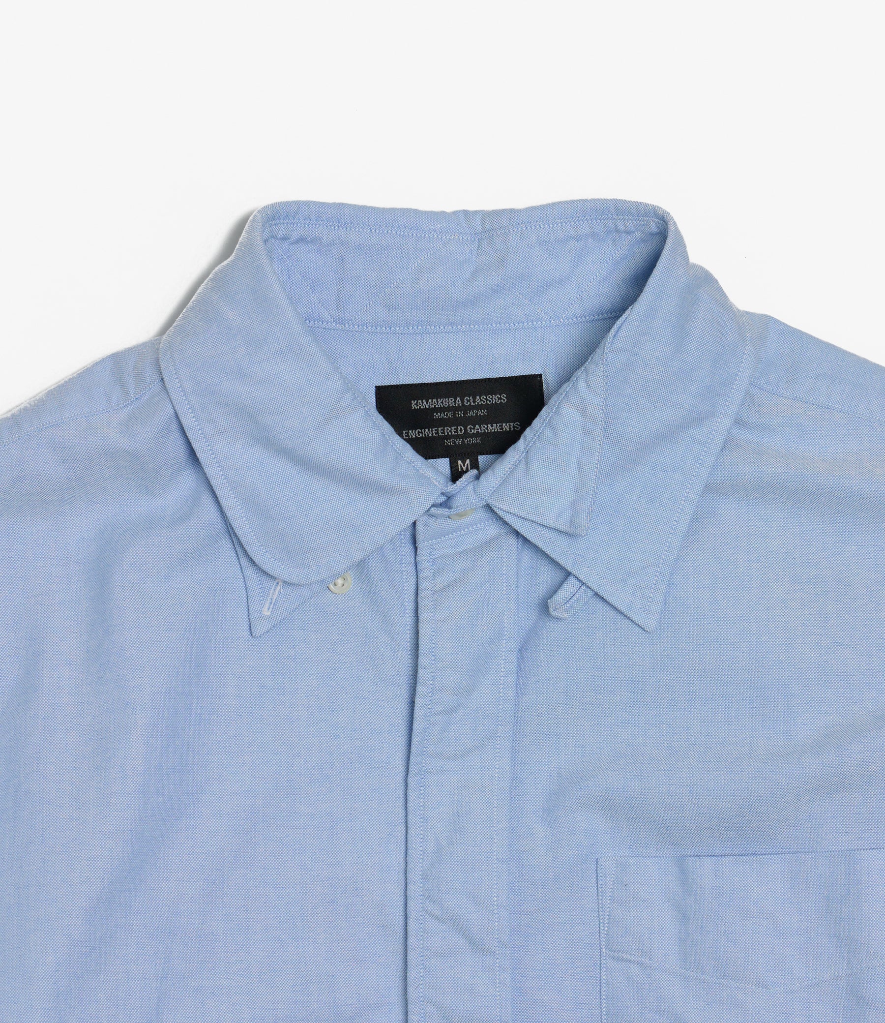 Engineered Garments x Kamakura Classics - Four Collar Shirt - Blue Oxford