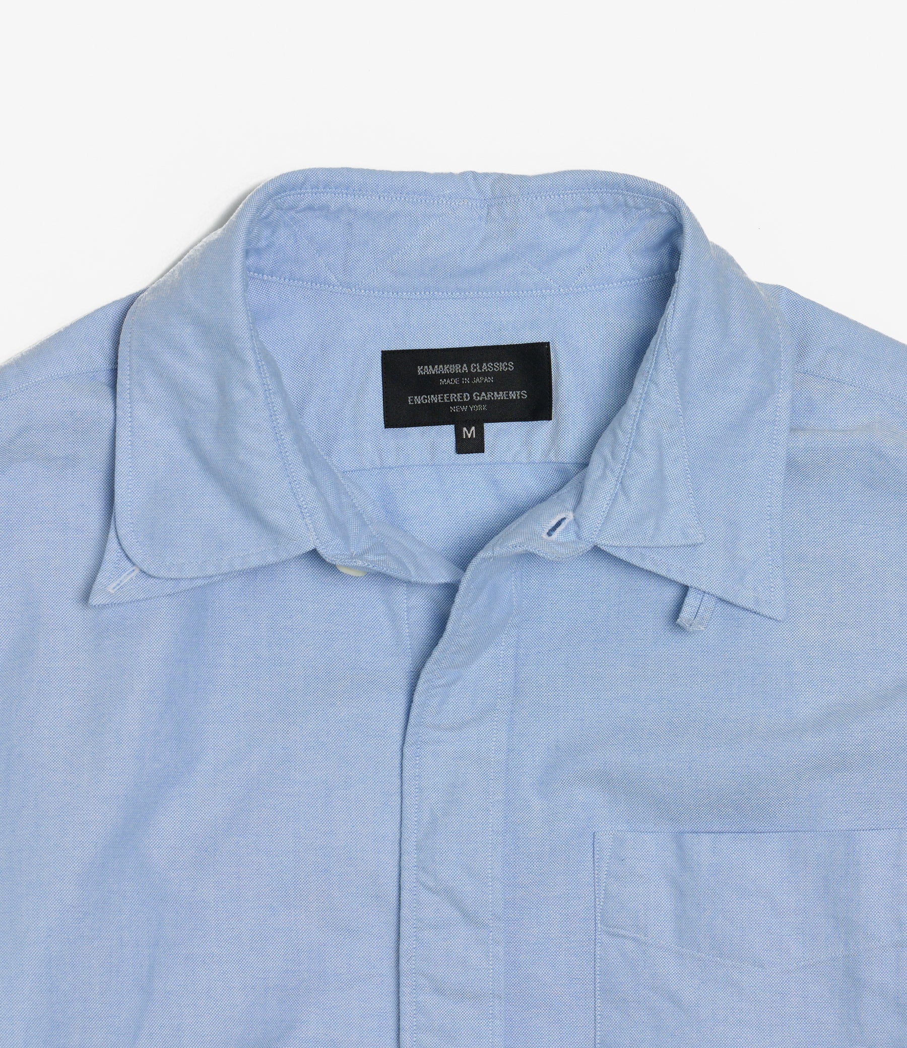 Engineered Garments x Kamakura Classics - Four Collar Shirt - Blue Oxford