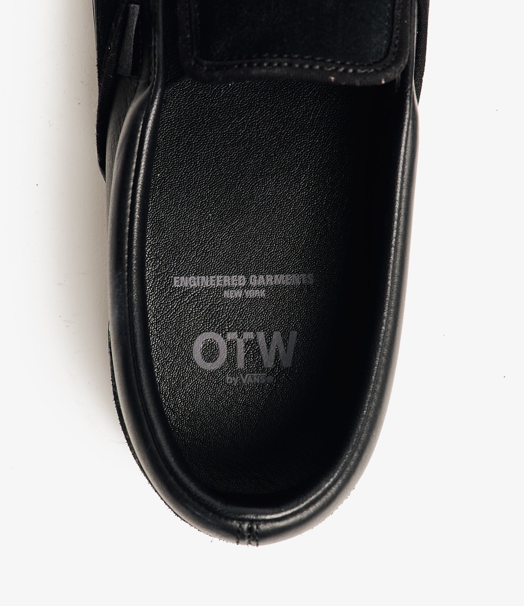 Engineered Garments x Vans - OTW Classic Slip-On 98 - Black/Black Leather