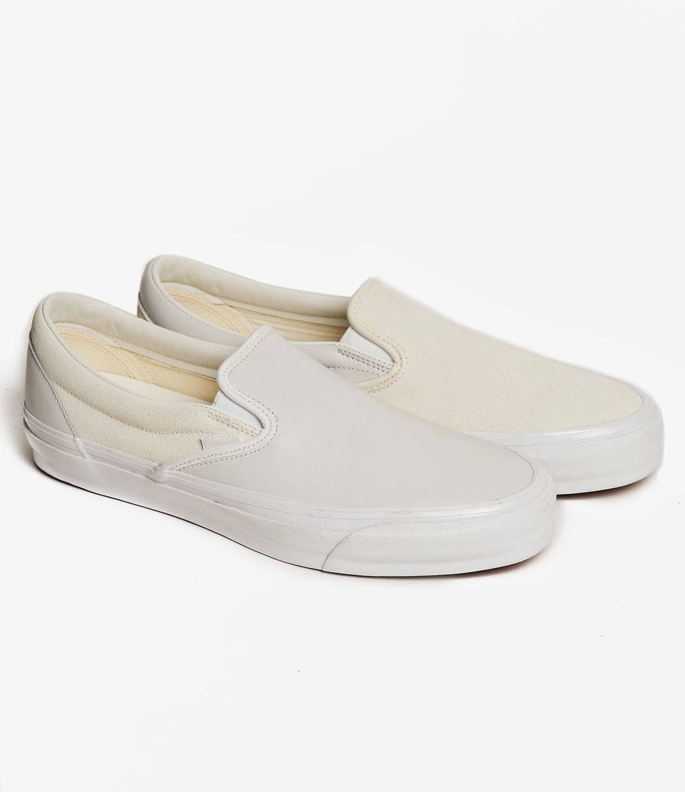 Engineered Garments x Vans - OTW Classic Slip-On 98 - Navy Leather