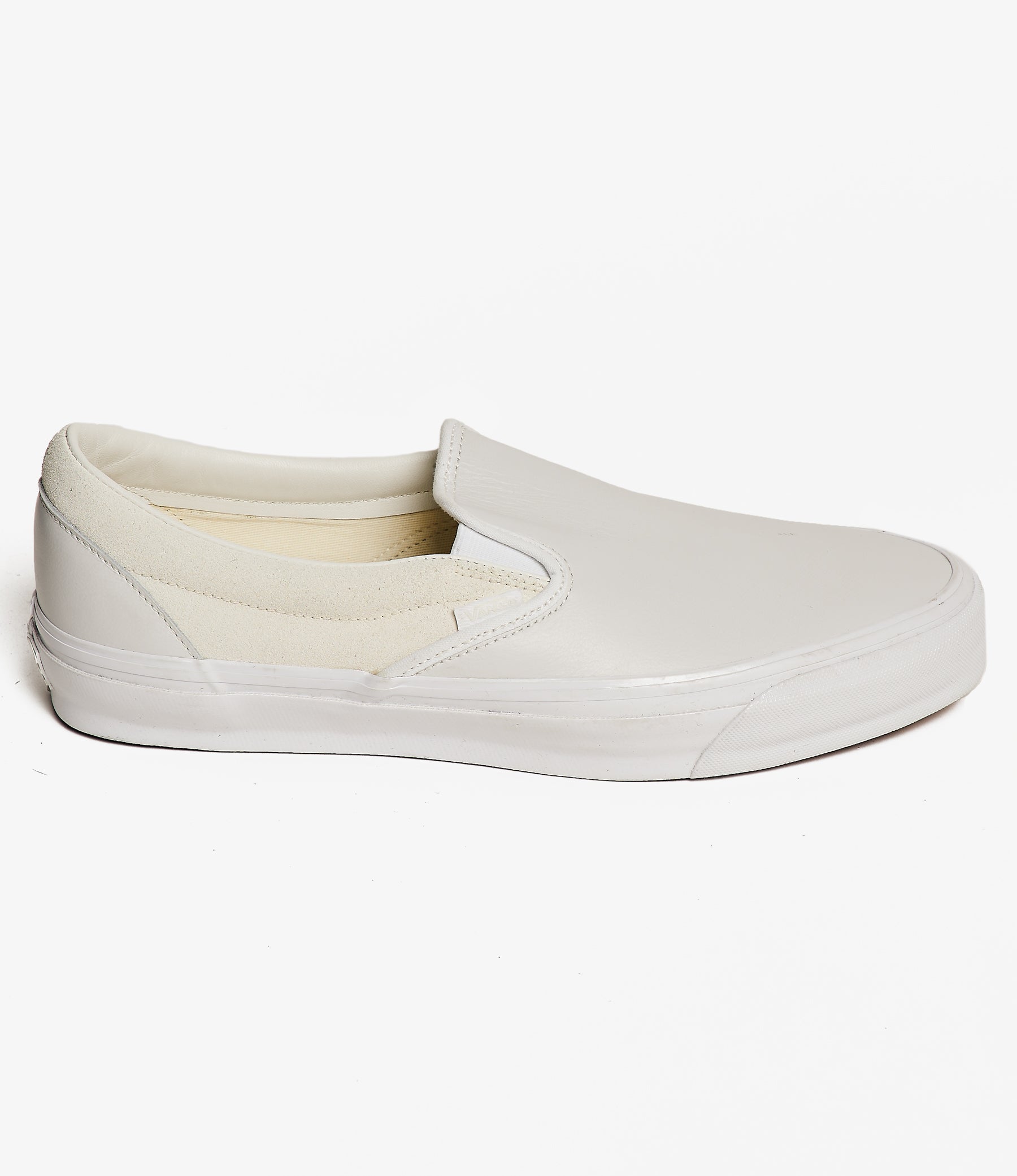 Engineered Garments x Vans - OTW Classic Slip-On 98 - White Leather
