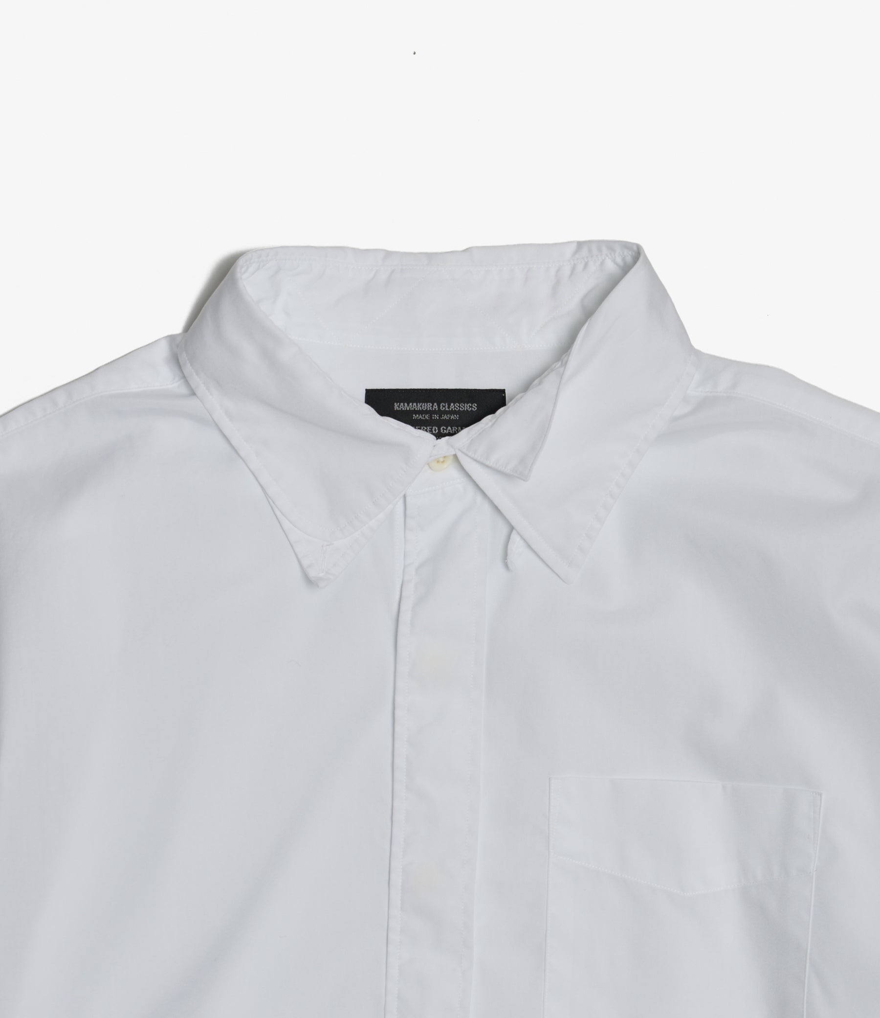 Engineered Garments x Kamakura Classics - Four Collar Shirt - White Broadcloth
