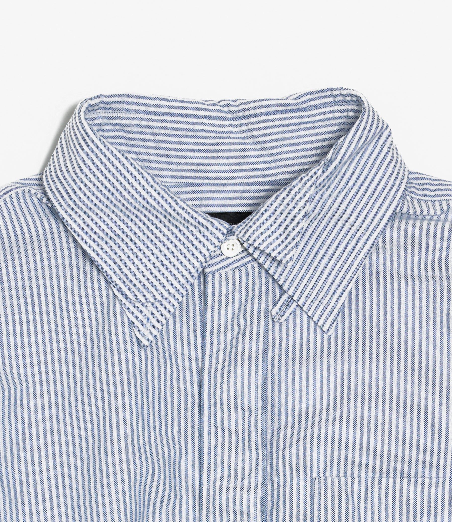 Engineered Garments x Kamakura Classics - Four Collar Shirt - Stripe Oxford