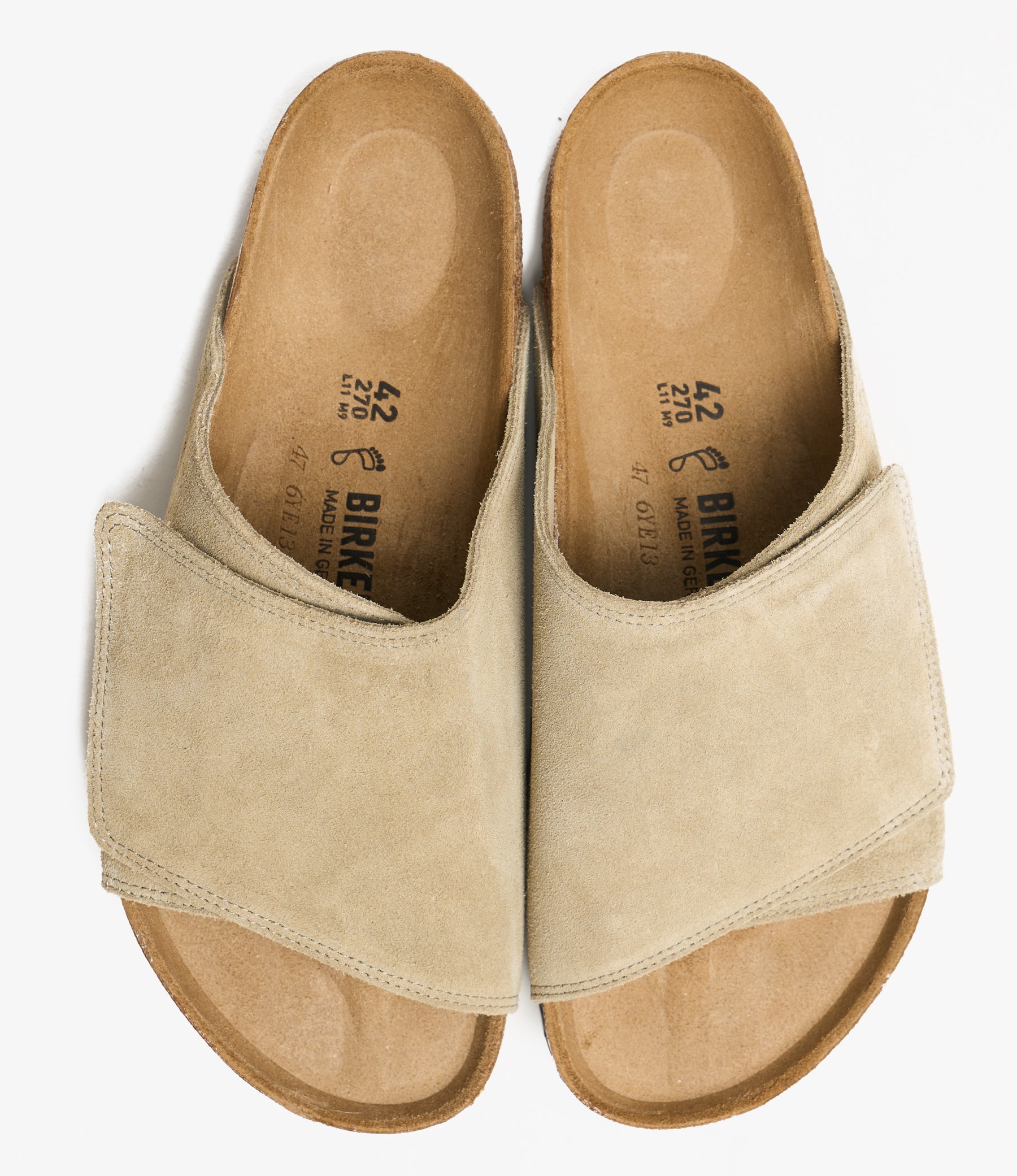Solana - Faded Khaki Suede Leather
