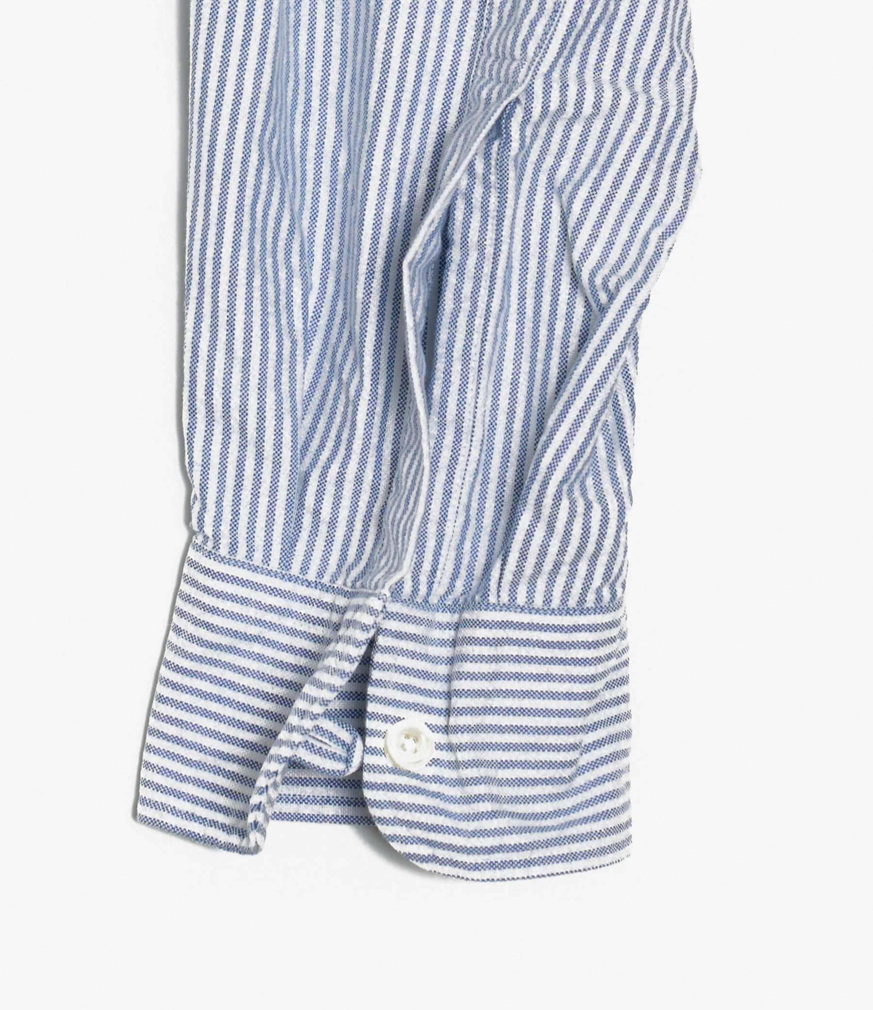 Engineered Garments x Kamakura Classics - Four Collar Shirt - Stripe Oxford