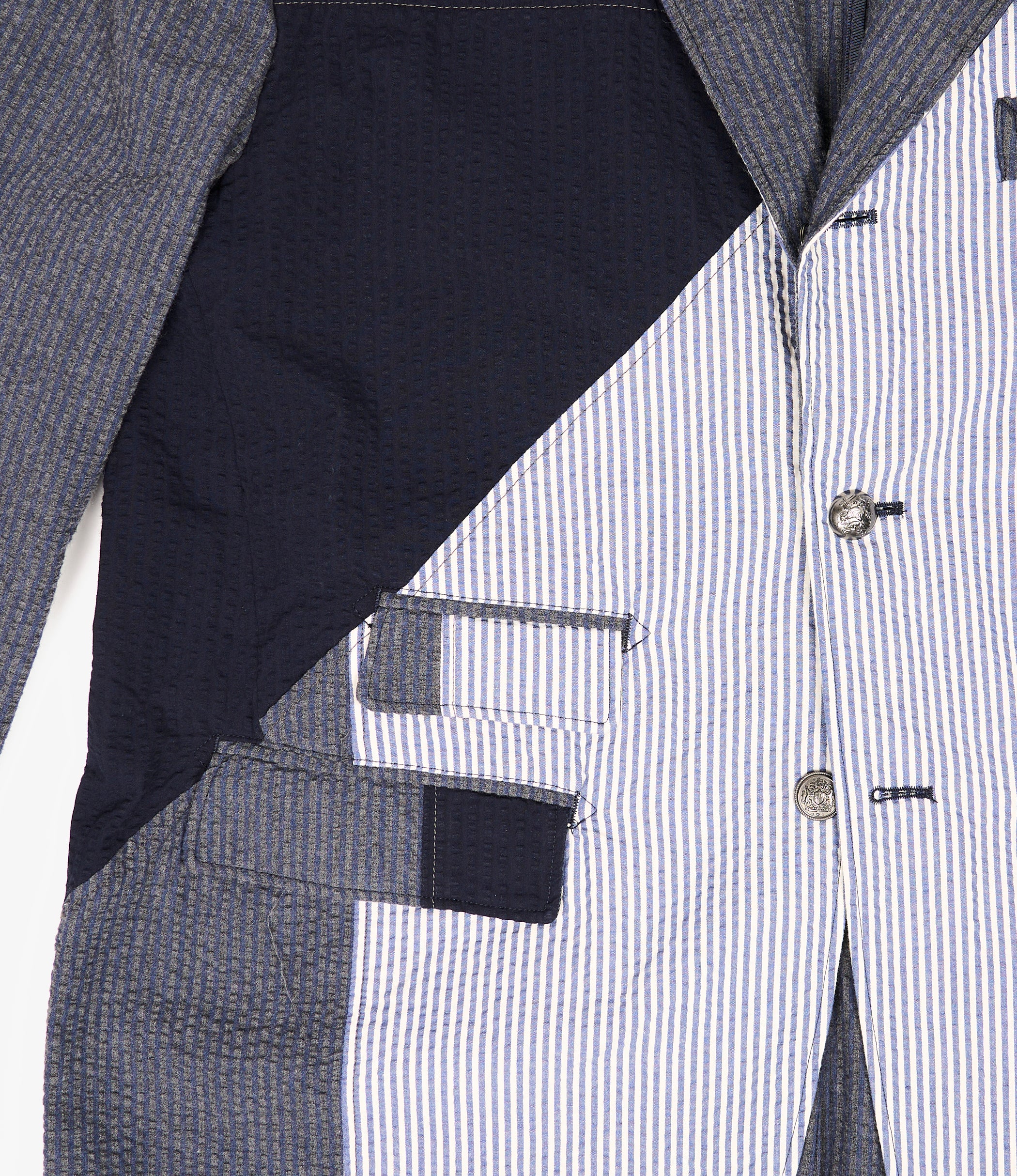 EGxBeams+ | Midfield Blazer | American Patchwork - Dk. Navy