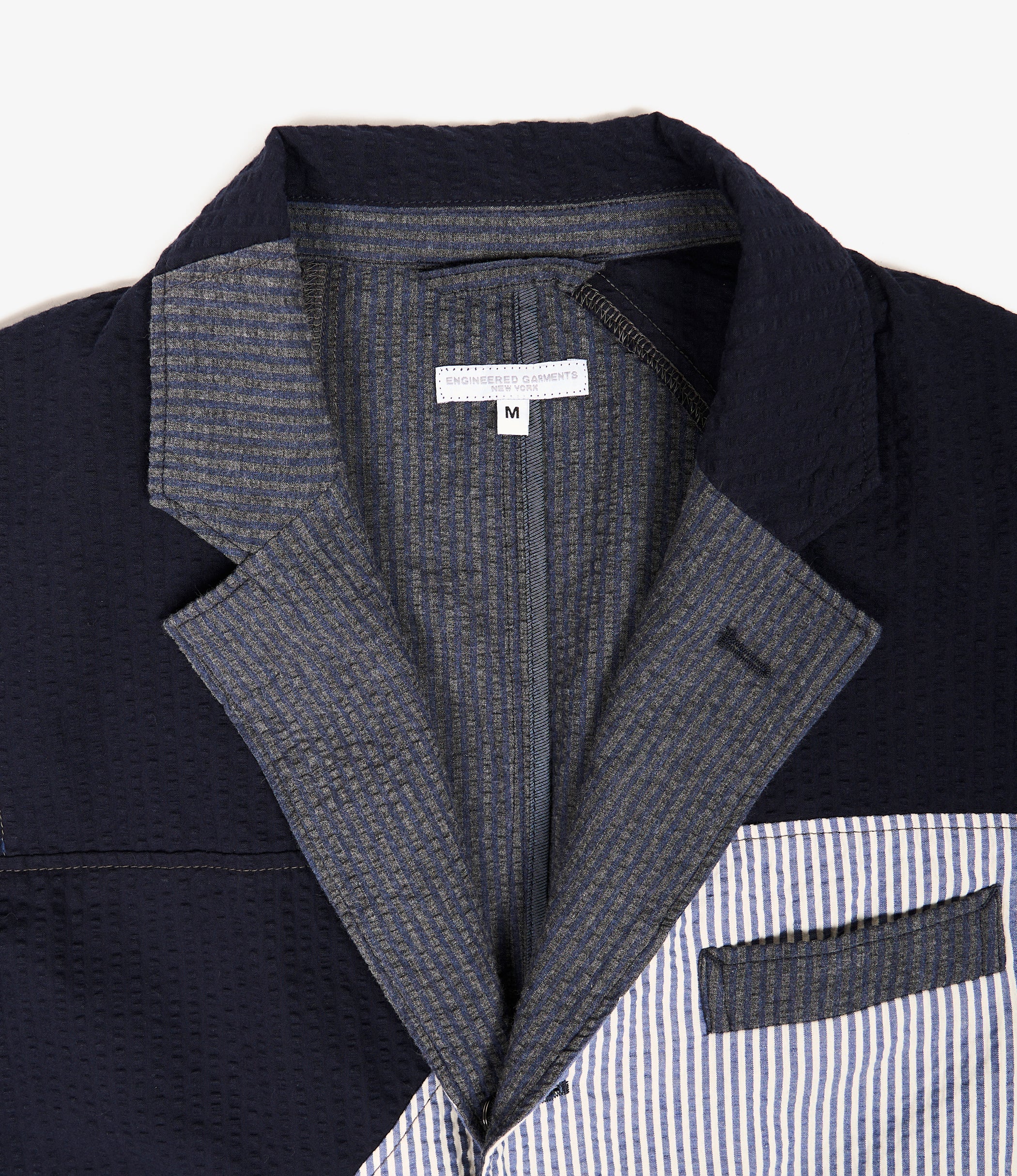 EGxBeams+ | Midfield Blazer | American Patchwork - Dk. Navy