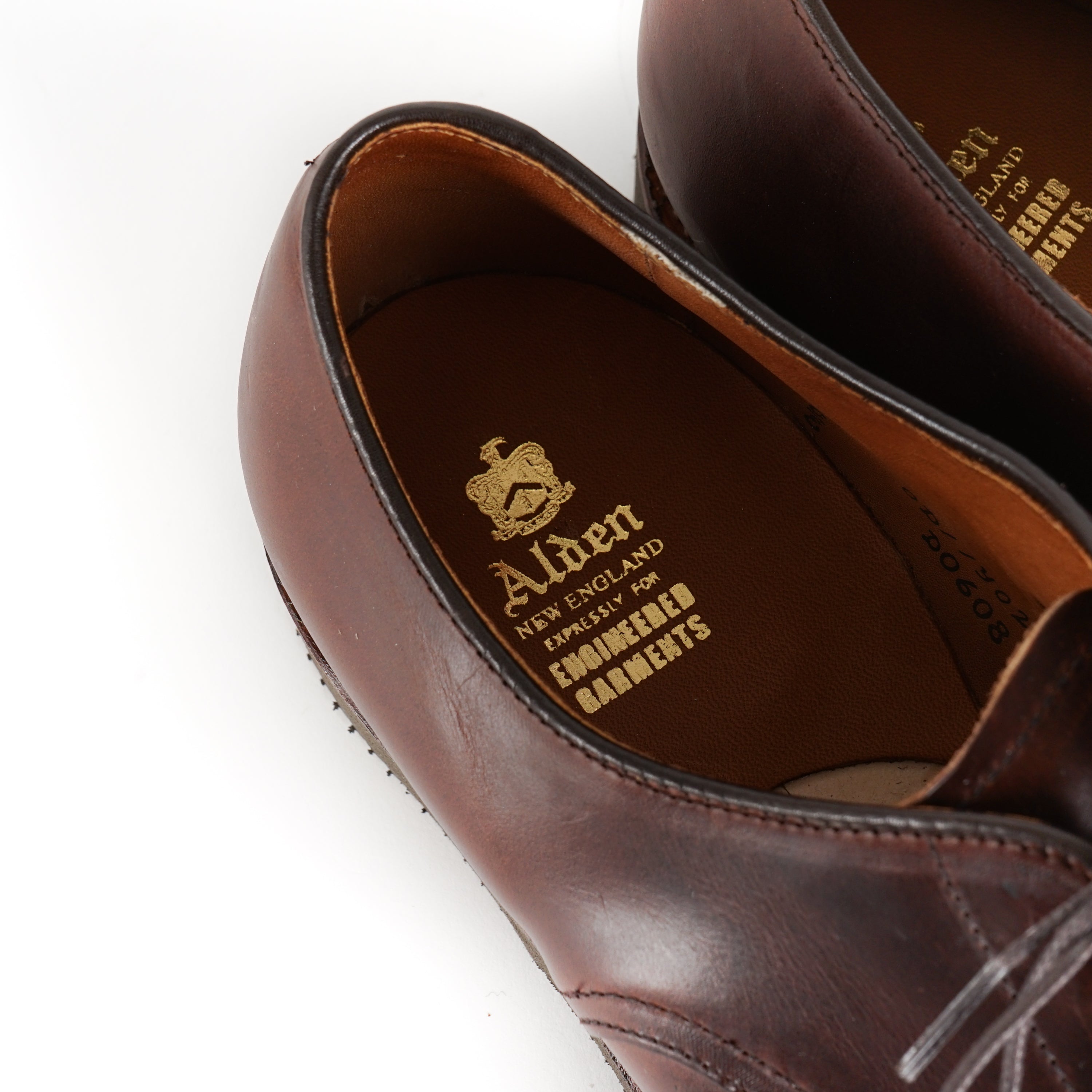 Engineered Garments x Alden - Algonquin Blucher - Brown Horween Chromexcel