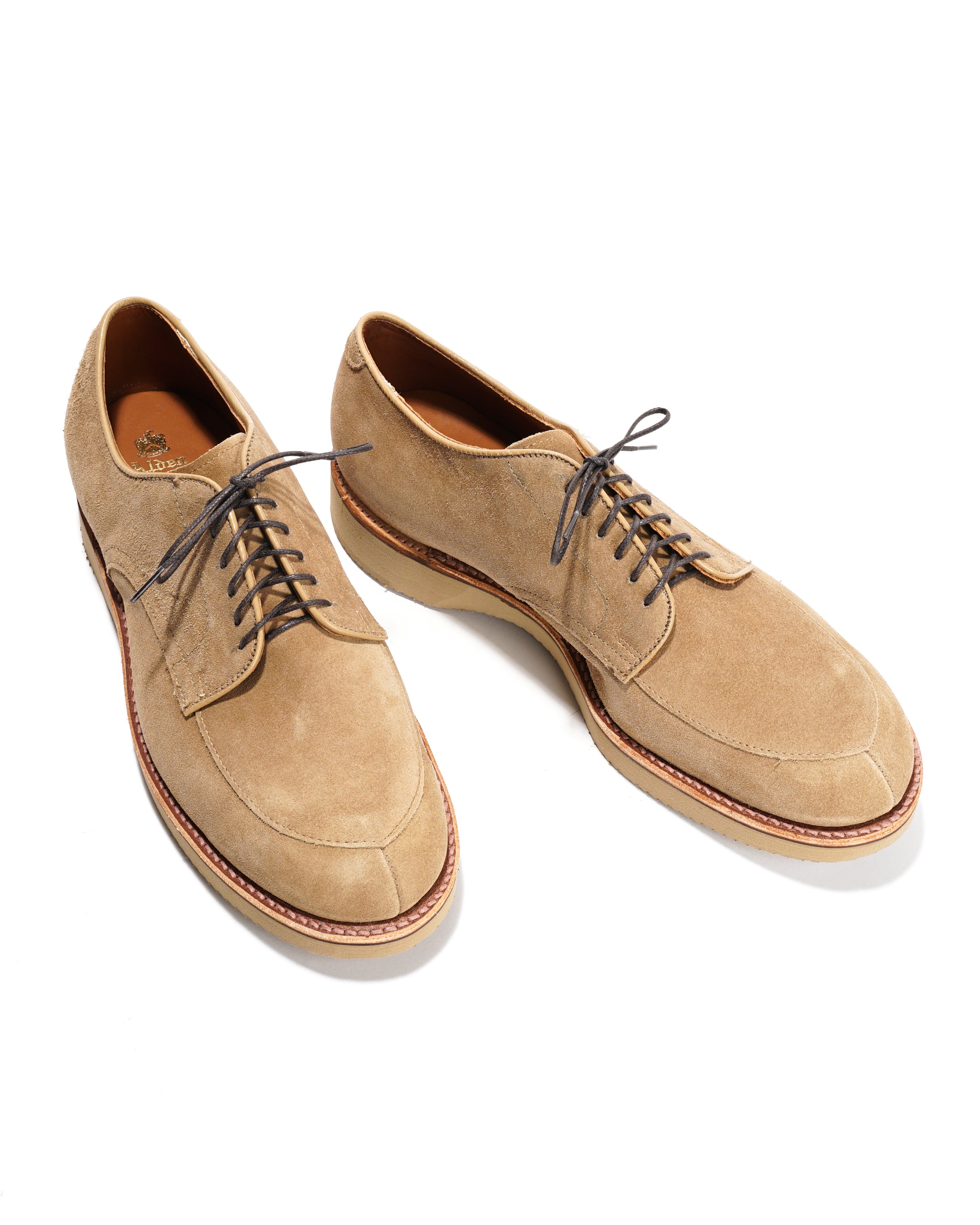 Engineered Garments x Alden - Algonquin Blucher - Tan Suede