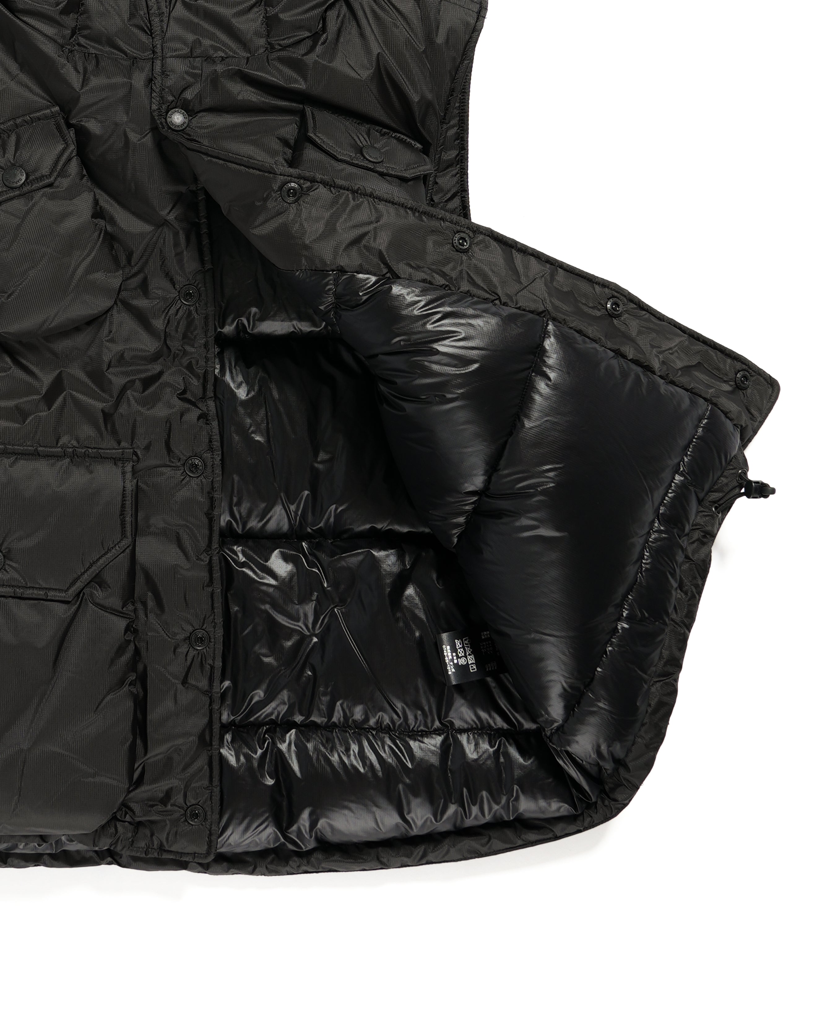 Field Down Vest - Black - Aurora Light
