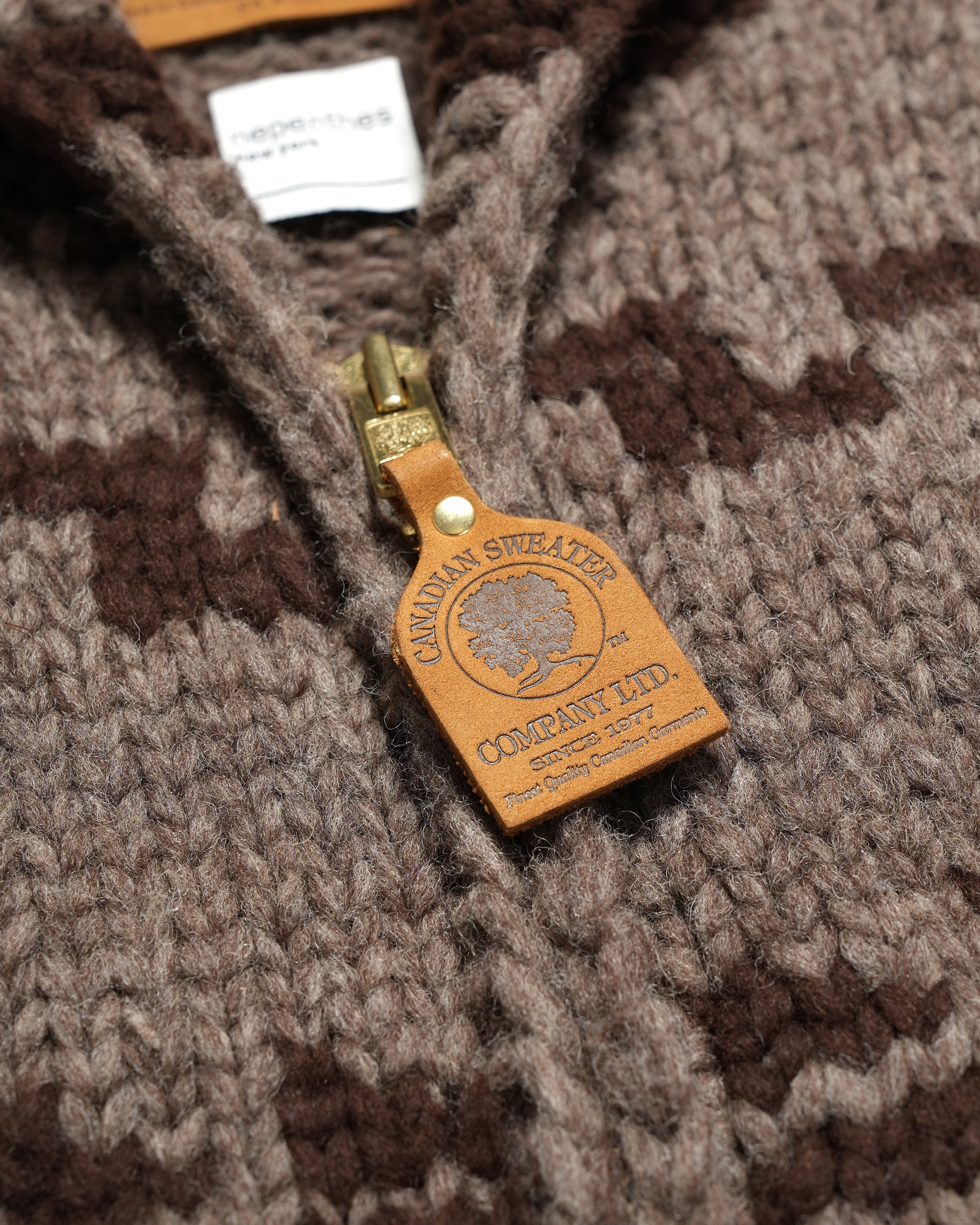 Cowichan Vest - Beige/Brown