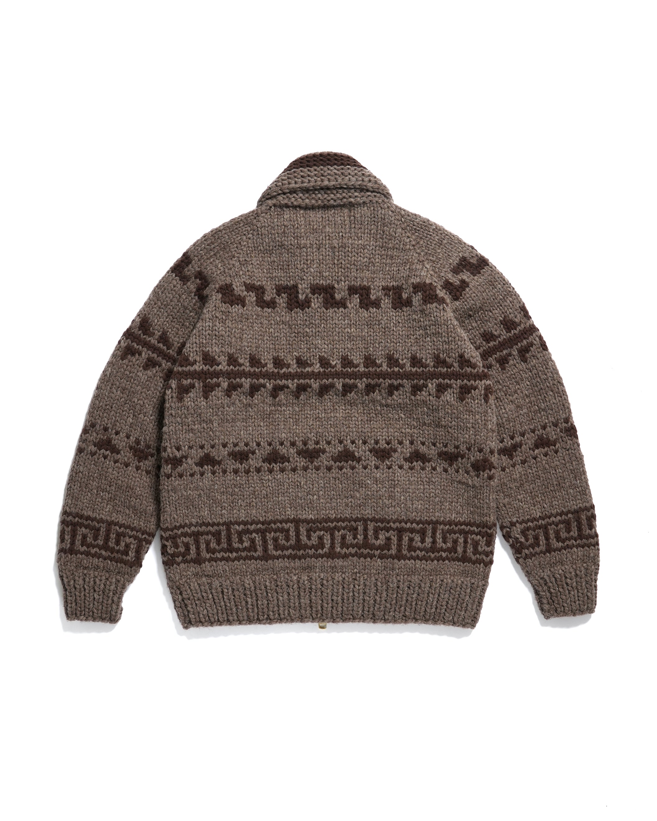 Cowichan Sweater - Beige/Brown