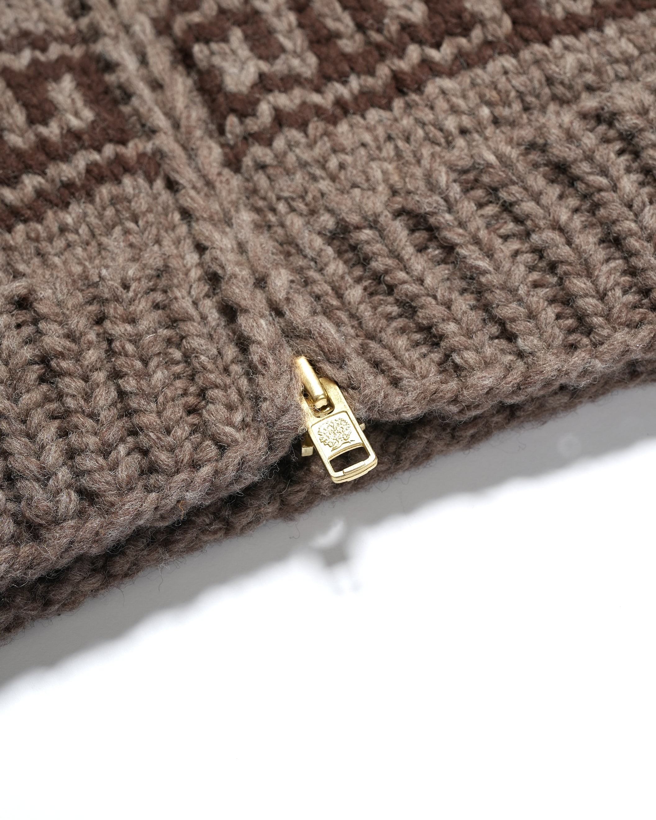 Cowichan Vest - Beige/Brown