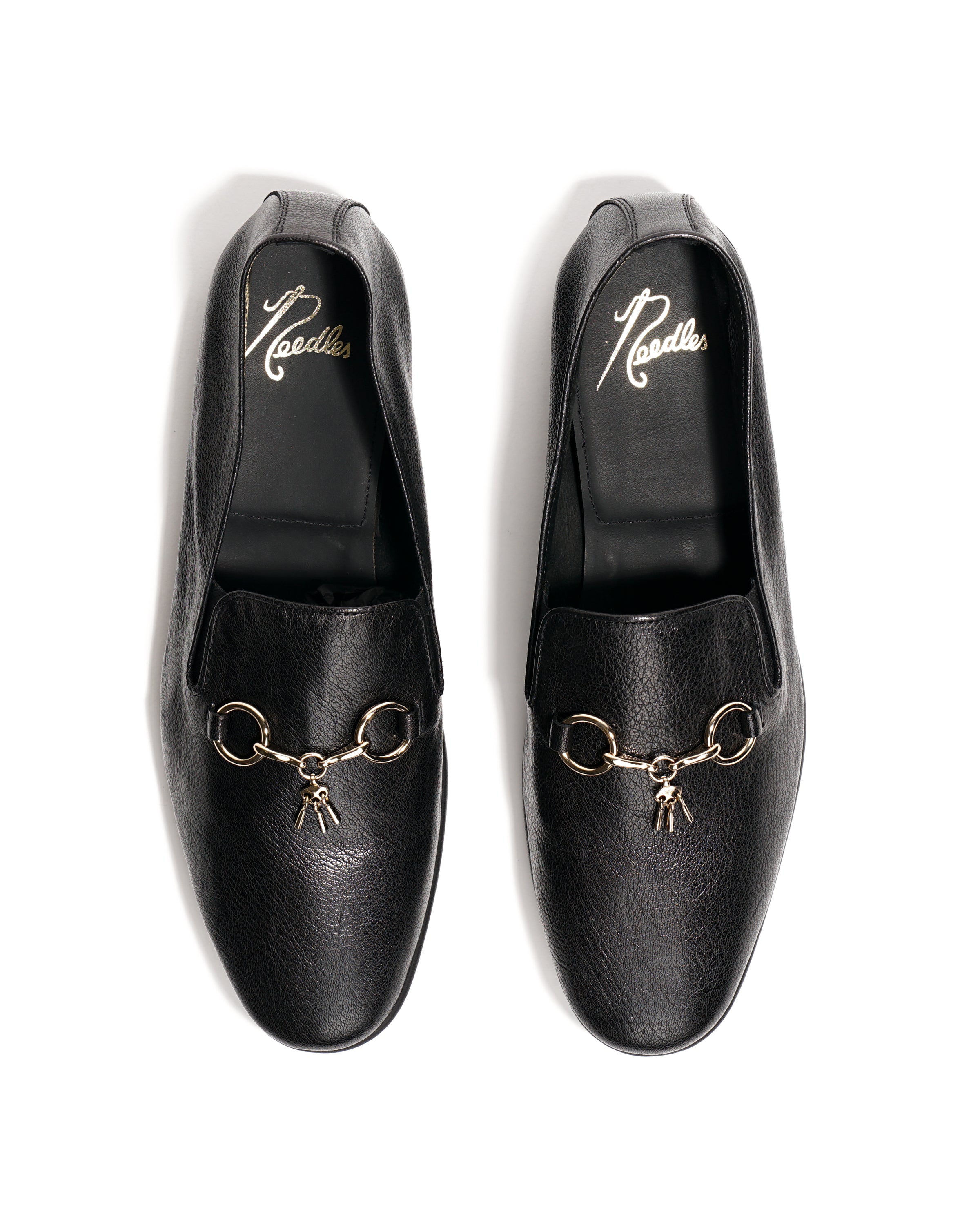 Tassel Bit Unlined Slip-On - Black