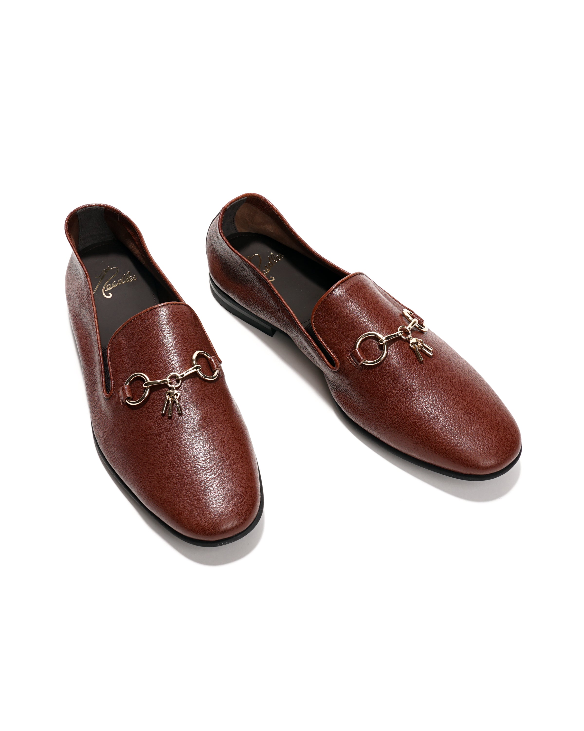 Tassel Bit Unlined Slip-on - Brown