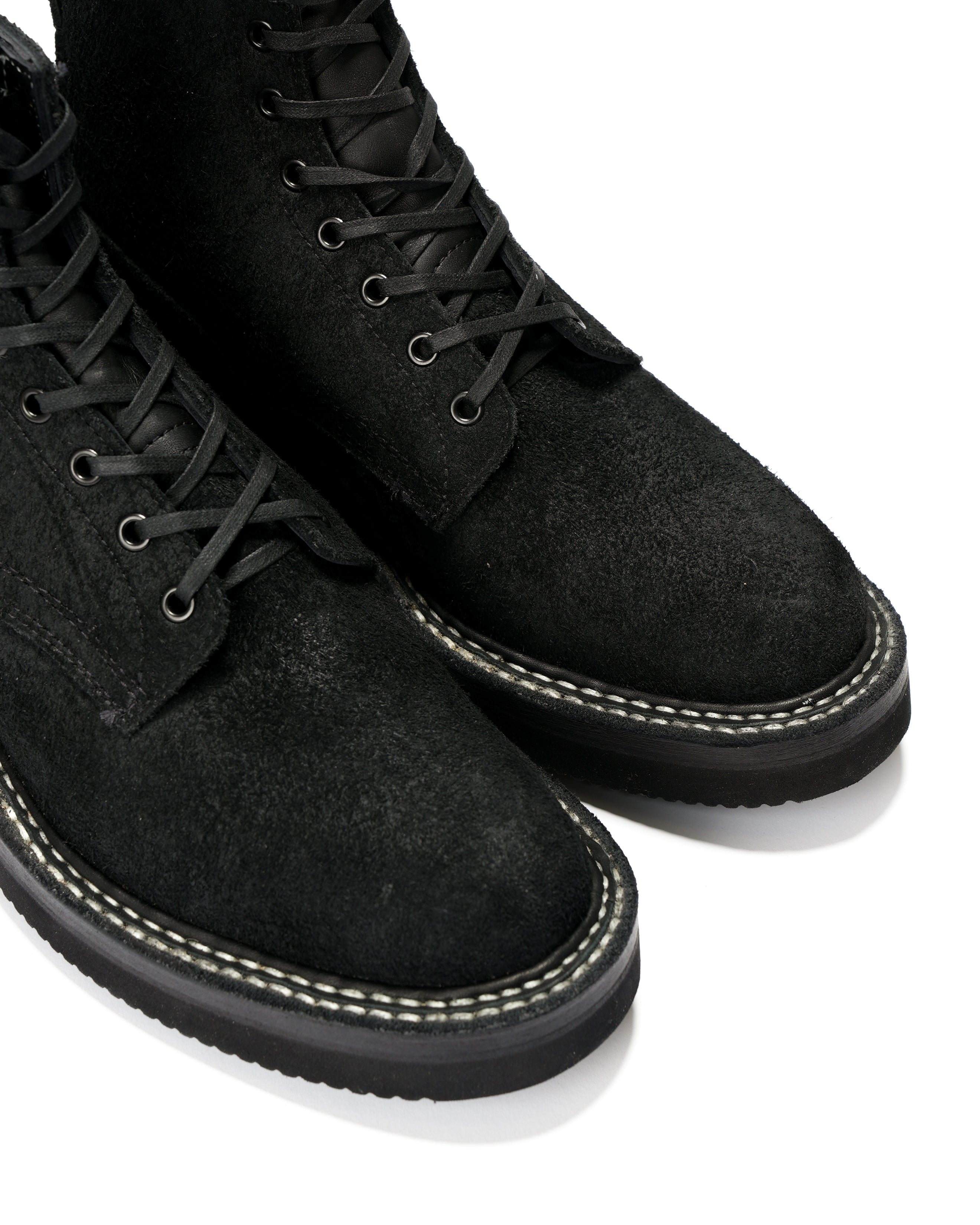 Rambler - Black - Rough Out Vibram sole