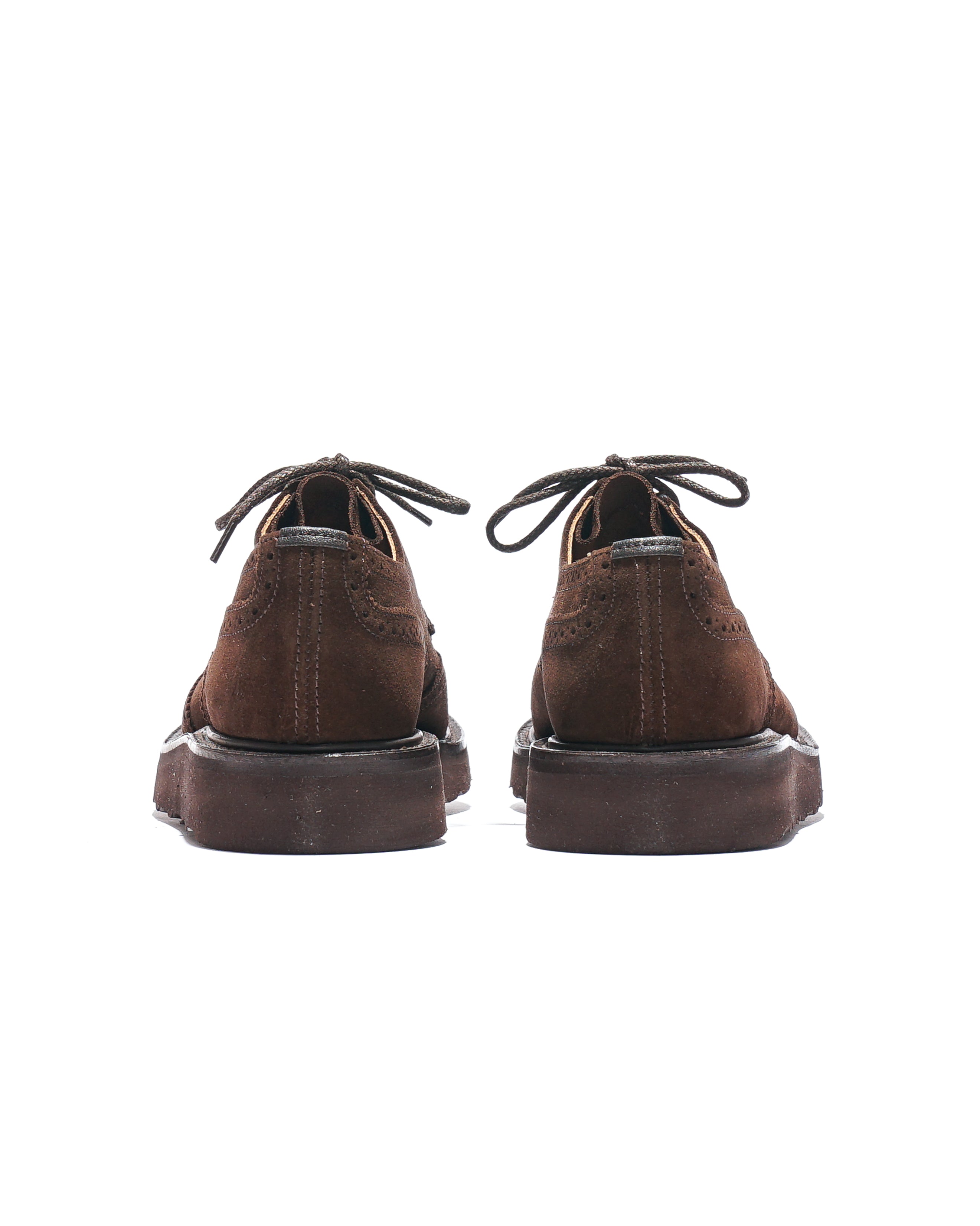 EG x Tricker's - Women's Asymmetric Gibson - Brown - Suede - Morflex Sole