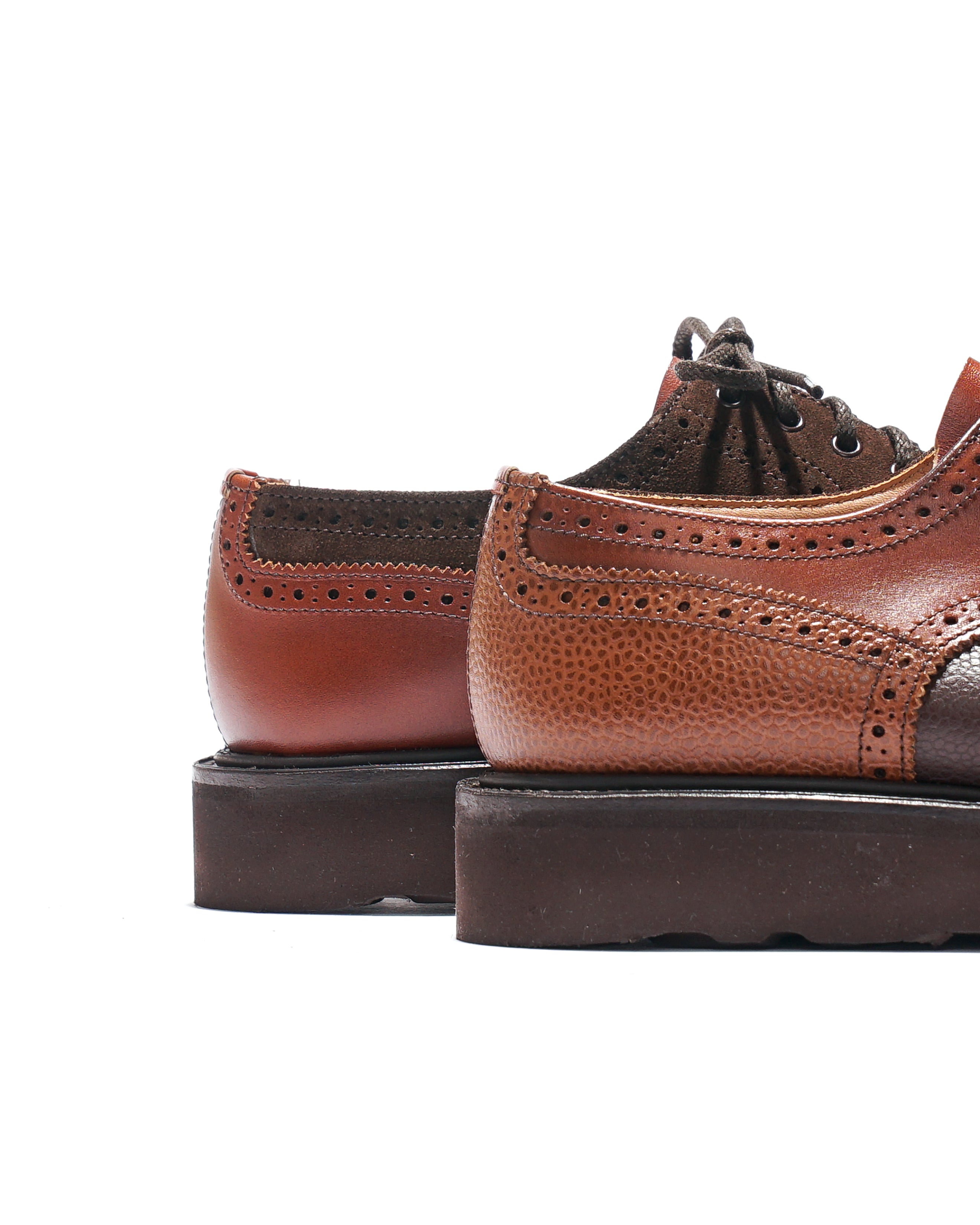 EG x Tricker's - Women's Brogue Shoe - Brown - Multi Tone - Morflex Sole